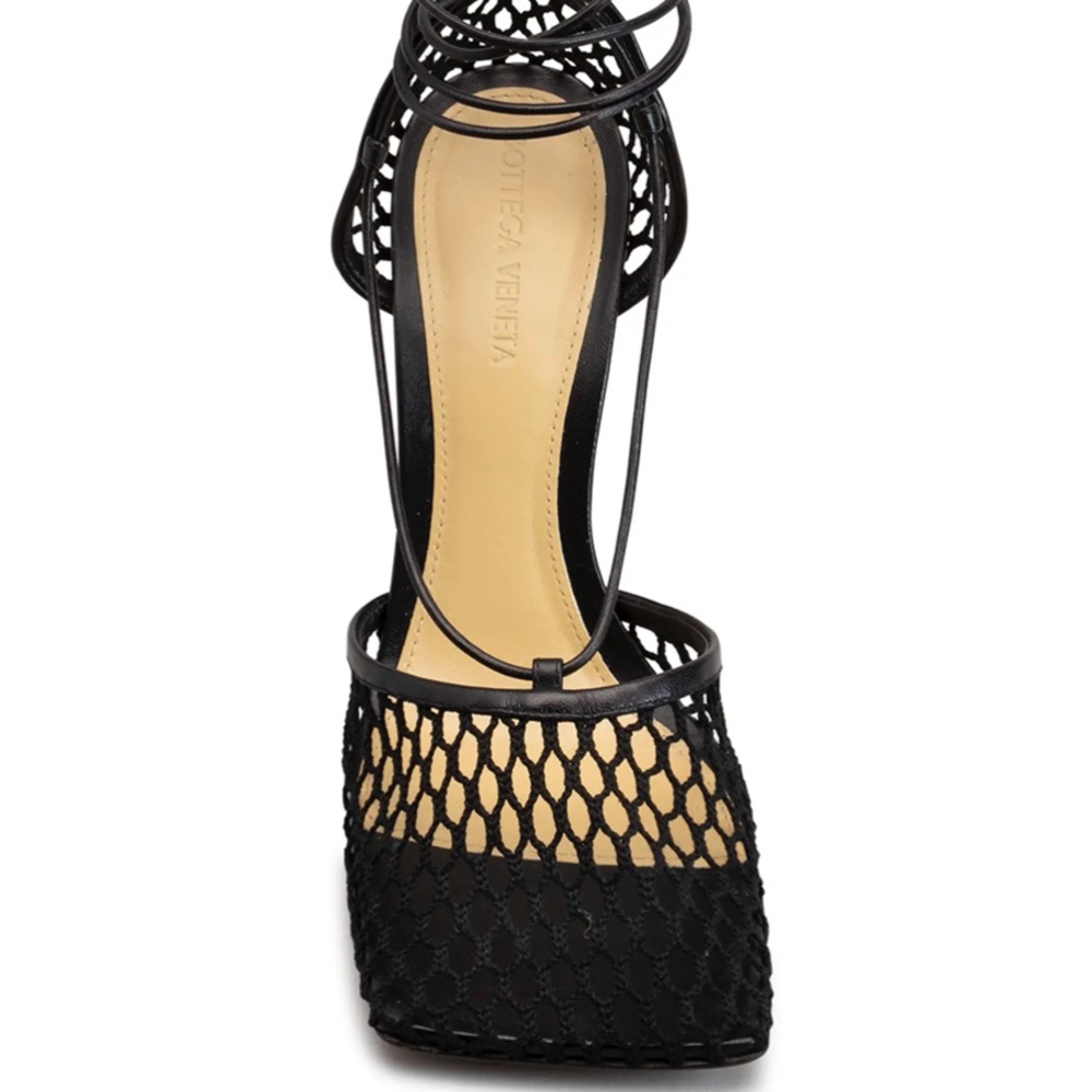Womens bottega Veneta net heel shoes size 36 1/2